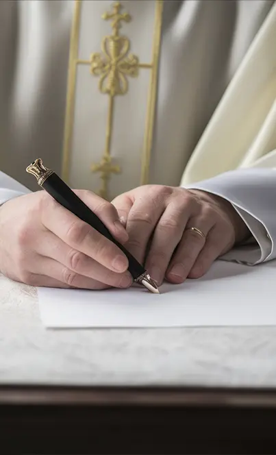 Assinatura do Papa Francisco